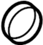 View Nut. Retainer. Hub.  Full-Sized Product Image