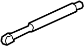 Image of Liftgate Lift Support image for your 2009 Ford F-250 Super Duty 6.8L Triton V10 M/T 4WD Lariat Extended Cab Pickup Fleetside 