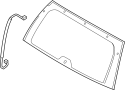 Image of Liftgate Glass image for your Mercury Mountaineer  