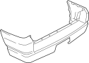 Image of Bumper Cover (Upper, Lower) image for your 2019 Ford Ranger  XL Crew Cab Pickup Fleetside 
