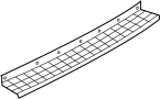 Image of Bumper Step Pad (Lower) image for your 2014 Ford F-150 5.0L V8 FLEX A/T 4WD STX Extended Cab Pickup Fleetside 
