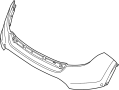 View Bumper Cover (Front, Upper) Full-Sized Product Image 1 of 1