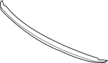 Image of Grille Molding (Upper) image for your 2019 Ford F-150 3.3L Duratec V6 FLEX A/T 4WD XL Crew Cab Pickup Fleetside 