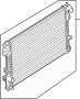 Image of Radiator image for your 2001 Ford F-250 Super Duty 7.3L Power-Stroke V8 DIESEL A/T RWD XL Extended Cab Pickup 