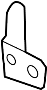 Image of Fender Bracket (Front, Rear, Lower) image for your 2019 Ford Explorer   
