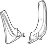 Image of Mud Flap Kit image for your 2020 Ford Police Interceptor Utility   