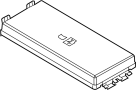 Image of Cover. Top. Fuse. (Upper). Cover or lid for the. image for your 2018 Ford Police Interceptor Sedan   