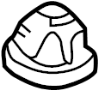 View Insulator. Cover. Engine. Grommet. Center.  Full-Sized Product Image