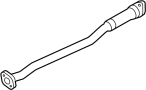 Image of Pipe. Exhaust. Tube. (Front). Exhaust Intermediate. image for your 2017 Lincoln MKX   