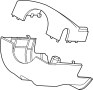 Image of Steering Column Cover image for your 2003 Ford E-250   