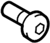 View Seat Belt Lap and Shoulder Belt Bolt (Upper) Full-Sized Product Image