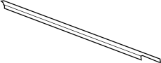 Image of Door Window Belt Weatherstrip (Upper) image for your 2014 Ford F-350 Super Duty 6.2L V8 FLEX A/T RWD XL Crew Cab Pickup 