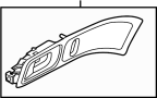 Image of Interior Door Handle image for your 2020 Ford F-350 Super Duty  XLT Crew Cab Pickup 