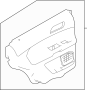 Image of Door Interior Trim Panel (Rear, Lower) image for your Ford Explorer  