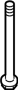 View Suspension Crossmember Bolt (Front, Rear, Lower) Full-Sized Product Image