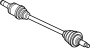 Image of CV Axle Assembly (Rear) image for your 2018 Ford F-150 3.5L EcoBoost V6 A/T 4WD Lariat Crew Cab Pickup Fleetside 