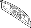 Image of Rear Body Panel (Rear, Upper) image for your 2018 Ford Explorer 2.3L EcoBoost A/T FWD Base Sport Utility 