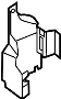 View Extension. Rail. Reinforcement. Bracket. (Front, Rear, Lower) Full-Sized Product Image