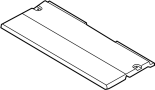 Image of Floor Cover Panel (Front) image for your 2017 Ford Police Interceptor Sedan   