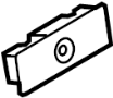 View Audio Auxiliary Jack Trim Plate Full-Sized Product Image