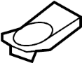 View Clip. Absorber. Nut.  Full-Sized Product Image