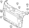 View Radiator Support Panel (Front, Upper, Lower) Full-Sized Product Image 1 of 2