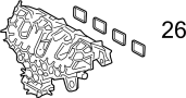 View Gasket. Manifold. Intake. (Upper) Full-Sized Product Image