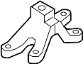 View Automatic Transmission Mount Bracket (Lower) Full-Sized Product Image 1 of 2