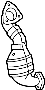 Image of Catalytic cnvrtr. Converter Assembly. image for your 2016 Ford Explorer  Platinum Sport Utility 