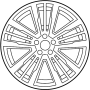 Image of Wheel image for your 2009 Ford Edge   