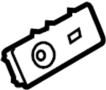View Audio Auxiliary Jack Trim Plate Full-Sized Product Image