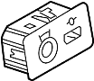 View Audio Auxiliary Jack Trim Plate Full-Sized Product Image