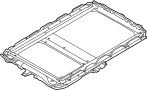Image of Sunroof Frame image for your 2012 Ford Fusion 2.5L Duratec A/T FWD SE Sedan 