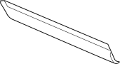 Image of Door Molding (Lower) image for your 2022 Ford Transit-350 3.5L V6 FLEX A/T AWD PTV Standard Cargo Van 
