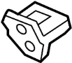 View Door Lock Striker Plate Full-Sized Product Image
