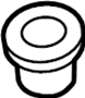 View Door Lock Knob Bezel Full-Sized Product Image 1 of 2