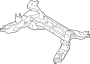 View Suspension Subframe Crossmember (Rear) Full-Sized Product Image 1 of 2