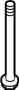 View Suspension Crossmember Bolt (Front, Rear, Lower) Full-Sized Product Image