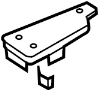 View Extension. Rail. Reinforcement. Bracket. (Front, Rear, Lower) Full-Sized Product Image