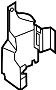 View Extension. Rail. Reinforcement. Bracket. (Front, Rear, Lower) Full-Sized Product Image