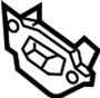 Image of Grille Emblem Bracket image for your 2007 Ford Fusion   