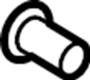 Image of Frame Side Member Reinforcement Nut image for your 2021 Ford Police Interceptor Utility   