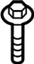 Image of Screw. Suspension. Bracket. Bolt. (Front). A Screw that is used to. image for your 2019 Ford Transit-250   