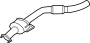 Image of Pipe. Converter. Exhaust. (Front). Exhaust Intermediate. image for your Mercury