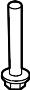Image of Bolt. Crossmember. Suspension. (Front, Rear, Lower). Part cannot be reused. image for your 2019 Ford Transit-250   
