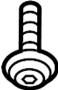 Image of Screw. Holder. Striker. A screw that is used to. image for your 2012 Ford E-350 Super Duty   