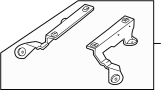 View Support. Seat. Bracket. (Lower) Full-Sized Product Image
