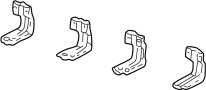 View Bracket. Support. (Front, Rear) Full-Sized Product Image 1 of 10