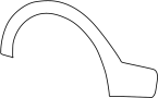 Image of Wheel Arch Molding (Front, Upper) image for your 2016 Ford Expedition   