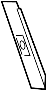 View Seat Belt Height Adjuster Cover (Upper) Full-Sized Product Image 1 of 4